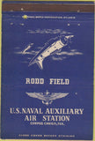 Matchbook Cover - US Navy Air Station Corpus Christi TX postcard 40 Strike