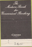 Matchbook Cover - Jackson County Bank Ravenswood WV 40 Strike