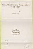 Matchbook Cover - Peoples National Bank Clay Center KS 40 Strike