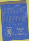 Matchbook Cover - Eglin Air Force Base FL PX 40 Strike