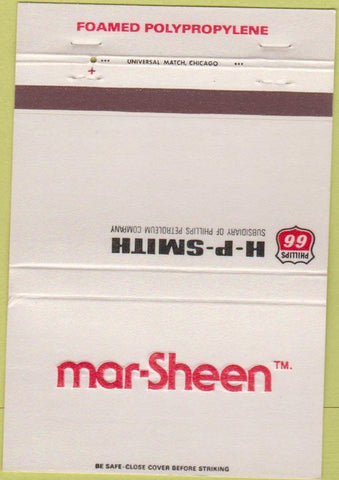 Matchbook Cover - HP Smith Phillips 66 oil gas WEAR 40 Strike