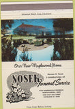Matchbook Cover - Nosek Funeral Home North Randall OH 40 Strike
