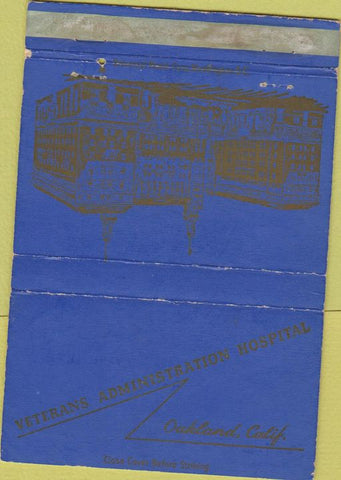 Matchbook Cover - Veterans Hospital Oakland CA WEAR military 40 Strike