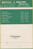 Matchbook Cover - Mewco Fertilizer Fresno CA 40 Strike
