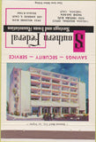 Matchbook Cover - Southern Federal Savings Tarzana Los Angeles CA 40 Strike