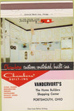 Matchbook Cover - Chambers Kitchens girlie Portsmouth OH 40 Strike