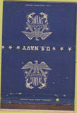Matchbook Cover - US Army military postcard 40 Strike