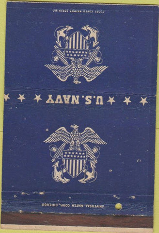 Matchbook Cover - US Army military postcard 40 Strike