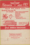 Matchbook Cover - Eglin Air Force Base FL PX 40 Strike