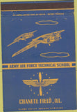 Matchbook Cover - Chanute Field IL Army Air Force military 40 Strike