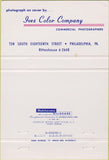 Matchbook Cover - Ives Color Co Philadelphia PA photography 40 Strike