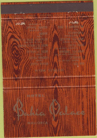 Matchbook Cover - Bahia Palace Hotel Lammorca 40 Strike