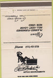 Matchbook Cover - Office Furniture San Francisco CA 40 Strike