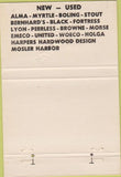 Matchbook Cover - Office Furniture San Francisco CA 40 Strike