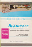 Matchbook Cover - Beardslee Assocites Interiors Santa Ana CA 40 Strike
