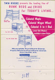 Matchbook Cover - Riverside Tables Fort Smith AR 40 Strike