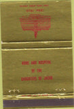 Matchbook Cover - Daughters of Jacob Hospital 40 Strike