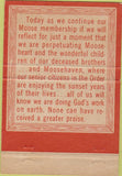 Matchbook Cover - Moose Lodge Danville PA 40 Strike