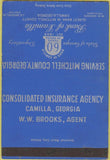 Matchbook Cover - Bank of Camilla GA 40 Strike