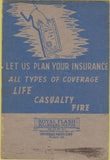 Matchbook Cover - Bank of Camilla GA 40 Strike
