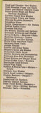 Matchbook Cover - Brown Hubert Inc Evansville IN SAMPLE