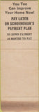 Matchbook Cover - Schoeneman Brothers Building Supply SAMPLE