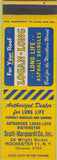 Matchbook Cover - Logan Long Asphalt Shingles Rochester NY SAMPLE
