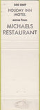 Matchbook Cover - Michaels Restaurant Des Moines IA
