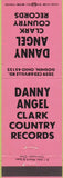 Matchbook Cover - Danny Agnel Goshen OH County Records election