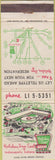 Matchbook Cover - Holiday Inn East Indianapolis iN