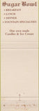 Matchbook Cover - Sweet Shop Restaurant Des Plaines IL
