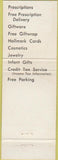 Matchbook Cover - Family Drug Lincoln NE