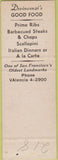 Matchbook Cover - 4 Miles Hous SAMPLE San Franisco CA