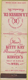Matchbook Cover - Kitty Kay WRBL Radio Columbus GA
