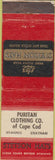 Matchbook Cover - Stetson Hats Hyannis Chatham MA WEAR