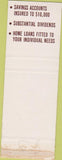 Matchbook Cover - Roosevelt Federal Savings ST Louis MO SAMPLE
