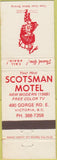 Matchbook Cover - Scotsman Motel Victoria BC
