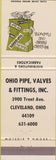 Matchbook Cover - Ohio Pipe Valves Fittings Cleveland OH
