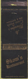 Matchbook Cover - Skow's Restaurant Milwaukee WI WEAR