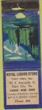Matchbook Cover - Royal Liquor Store Plant City FL WORN