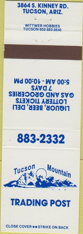Matchbook Cover - Tucson Mountain Trading Post AZ