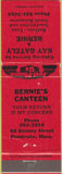 Matchbook Cover - Kay Gately Bernie Restaurant Pembroke MA