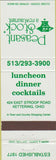 Matchbook Cover - Peasant Stock Restaurant Kettering OH
