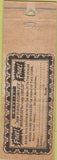 Matchbook Cover - New Home Sewing Machines Bachman's POOR
