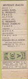 Matchbook Cover - Posada de la Mision Hotel En Taxco Mexico