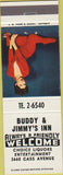 Matchbook Cover - Buddy Jimmy's Inn pinup MI?
