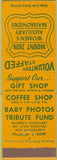 Matchbook Cover - Mount Zion Women's Auxiliary San Francisco?
