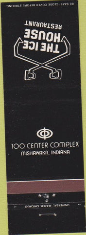 Matchbook Cover - The Ice House Restaurant Mishawaka IN