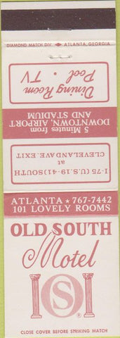 Matchbook Cover - Old South Motel Atlanta GA