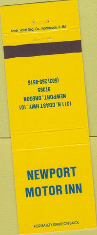 Matchbook Cover - Newport Motor Inn OR